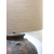 Lampa ceramiczna prążkowana Rustykalna z abażurem 92cm